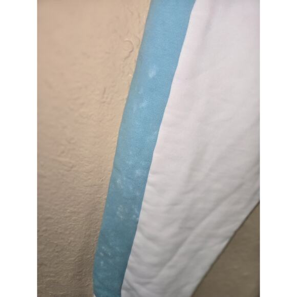 Lacoste Regular Fit Colorblock Men's Joggers White-Blue, Size Small With Defects - Picture 11 of 12